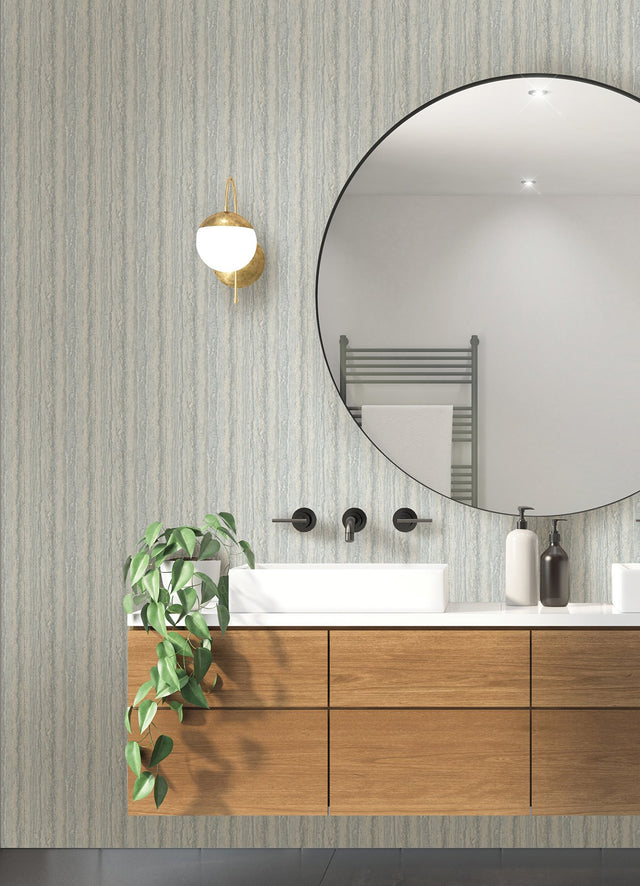 Hilton Aqua Marbled Paper Wallpaper Aqua with Abstract Transitional Textured - 2988-71107