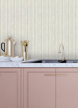 Hilton Light Grey Marbled Paper Wallpaper with Abstract Transitional Pattern - A-Street Prints 2988-71108
