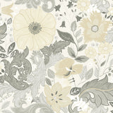 Victoria Pastel Floral Nouveau Wallpaper in Pastel Botanical Farmhouse - 2999-13106