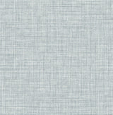 Tuckernuck Slate Linen Wallpaper with Fabric & Woven Textures Pattern, Farmhouse Style - A-Street Prints 2999-25790