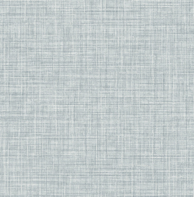 Tuckernuck Slate Linen Wallpaper with Fabric & Woven Textures Pattern, Farmhouse Style - A-Street Prints 2999-25790