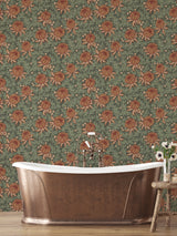 Arthur Green Thistle Wallpaper with Botanical Floral Motif - A-Street Prints 2999-39028