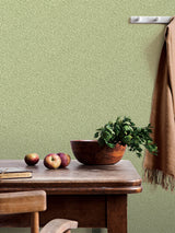 Anna Light Green Fern Trail Wallpaper with Scandinavian Botanical Leaf Pattern - Brewster 2999-55001