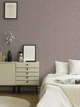 Anna Purple Fern Trail Wallpaper with Botanical Leaf Motif - A-Street Prints 2999-55005