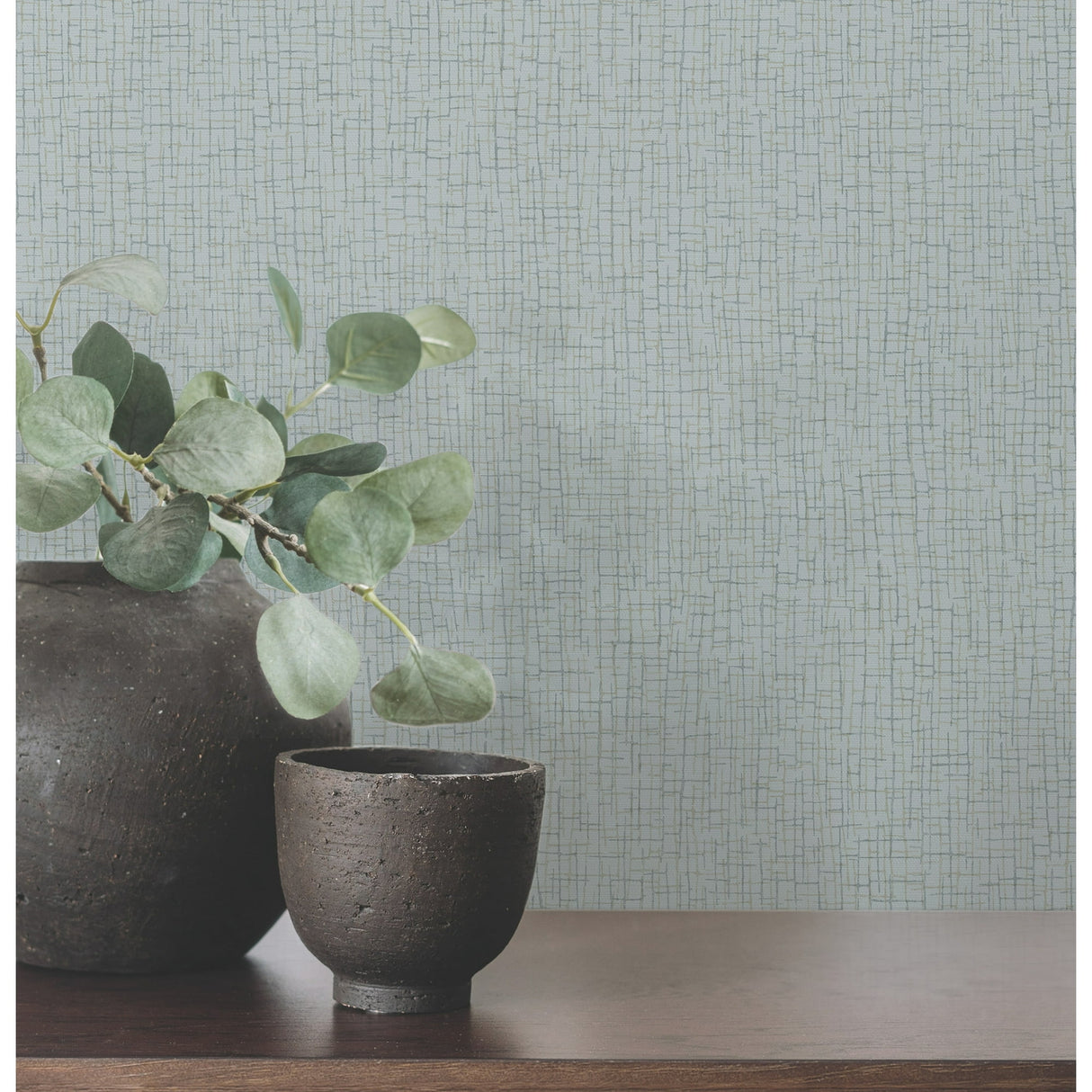 Aden Light Blue by Warner Linear Abstract Wallpaper – Brewster Home Fashions 4207-5452