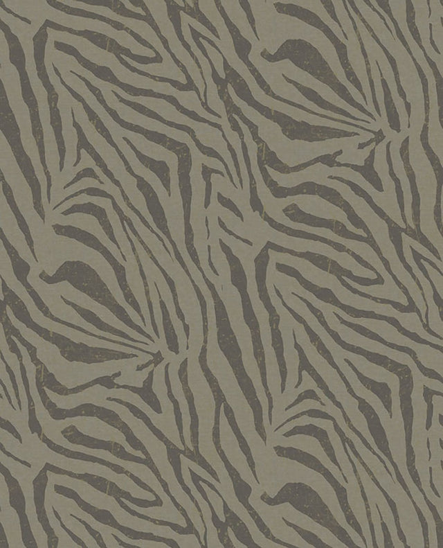 Zebra Olive Wall Mural