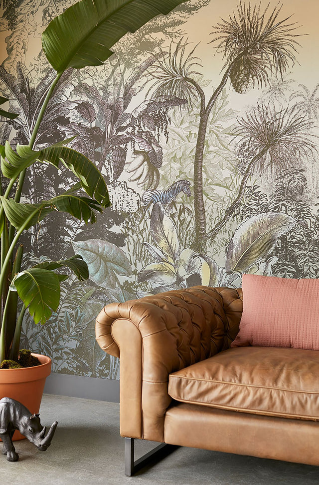 Into the Wild Natural Scenic Graphics Wall Mural - Eijffinger EJ300610