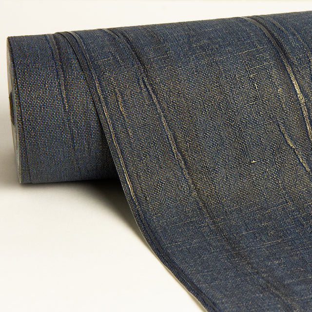 Diego Navy Distressed Texture Wallpaper