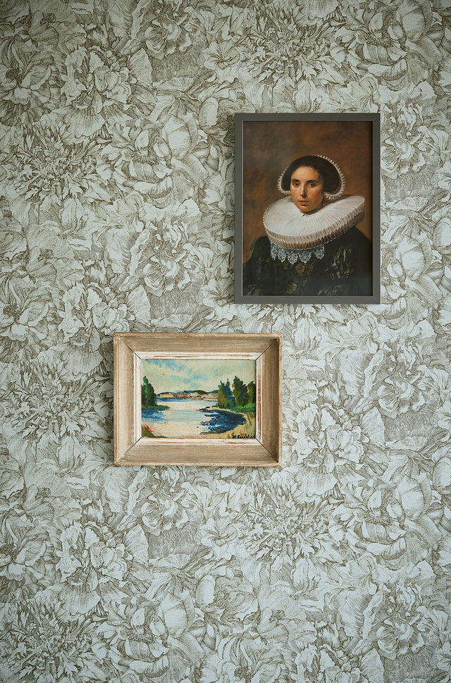 Auguste Sage Floral Wallpaper