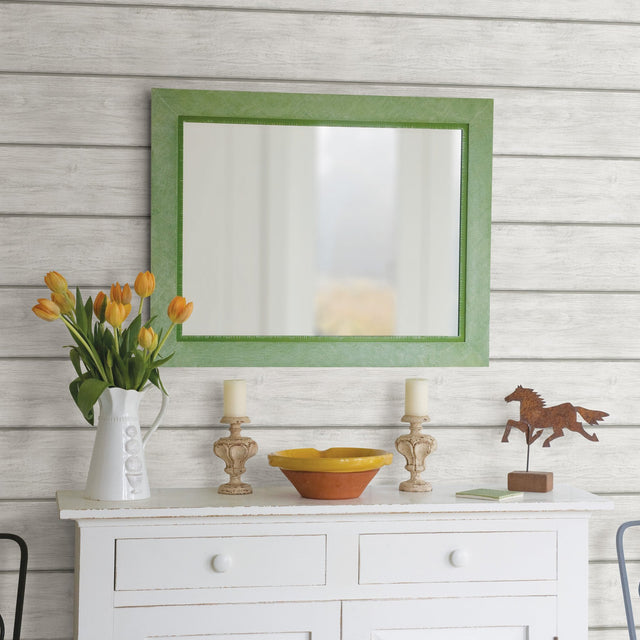 Cassidy Light Grey Wood Planks Wallpaper with Farmhouse Wood Panel Motif - Chesapeake 3115-12442