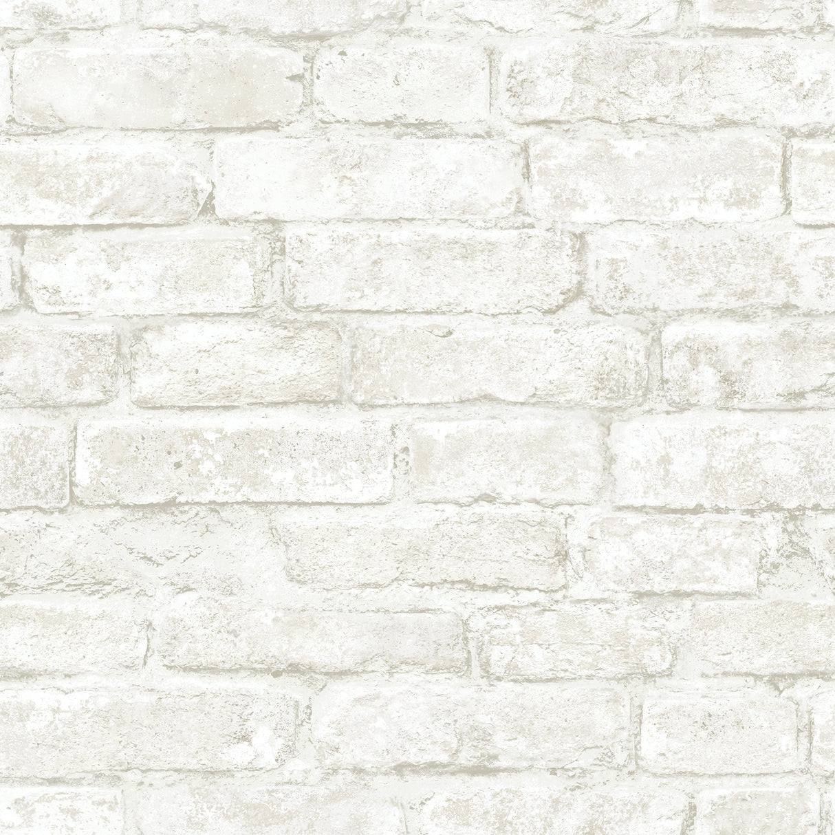 Arlington Off White Brick Wallpaper with Farmhouse Faux Brick Pattern - Chesapeake 3115-12481