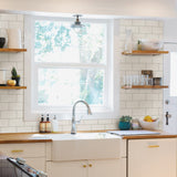 Freedom Off-White Subway Tile Wallpaper with Faux Tile Pattern, Farmhouse Style - Chesapeake 3115-12491