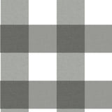 Amos Black Gingham Wallpaper