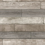 Emory Multicolor Reclaimed Wood Plank Peel & Stick Wallpaper with Rustic Wood Paneling Motif - Chesapeake 3115-NU1690