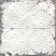 Gallery Off White Vintage Tin Tile Peel and Stick Wallpaper by Chesapeake