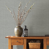 Kent Grey Grasscloth Wallpaper with Faux Grasscloth Texture - Chesapeake 3118-016913