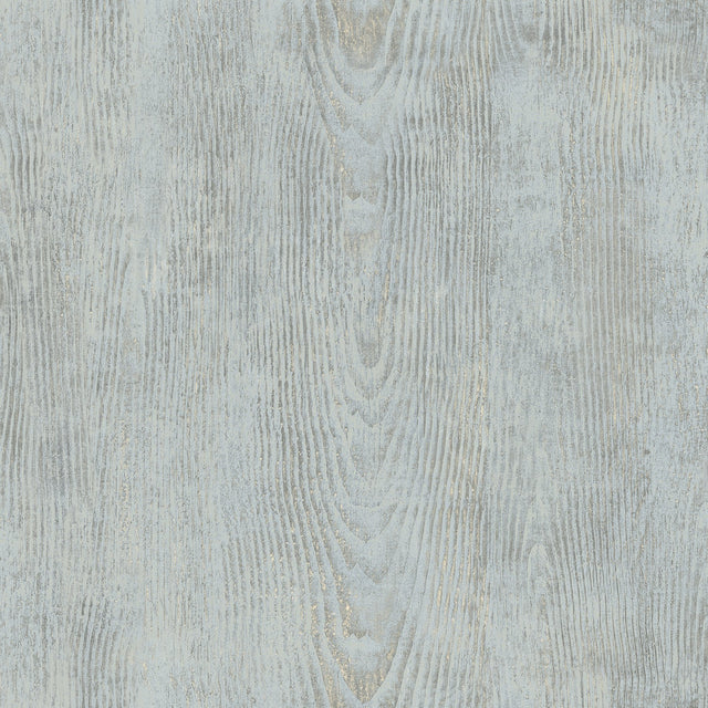 Drifter Light Blue Wood Wallpaper with Faux Wood Grain Pattern, Country Style - Chesapeake 3118-12681