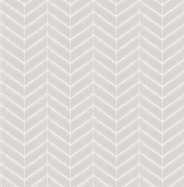 Bison Grey Herringbone Wallpaper with Geometric Country Style - Chesapeake 3118-25095