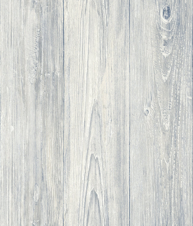 Mapleton Light Grey Shiplap Wallpaper with Faux Wood Grain Country Style - Chesapeake 3118-642215