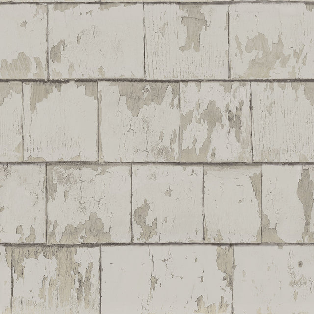 Clint Grey Weathered Wood Wallpaper with Rustic Shiplap Wood Look - Chesapeake 3119-13041
