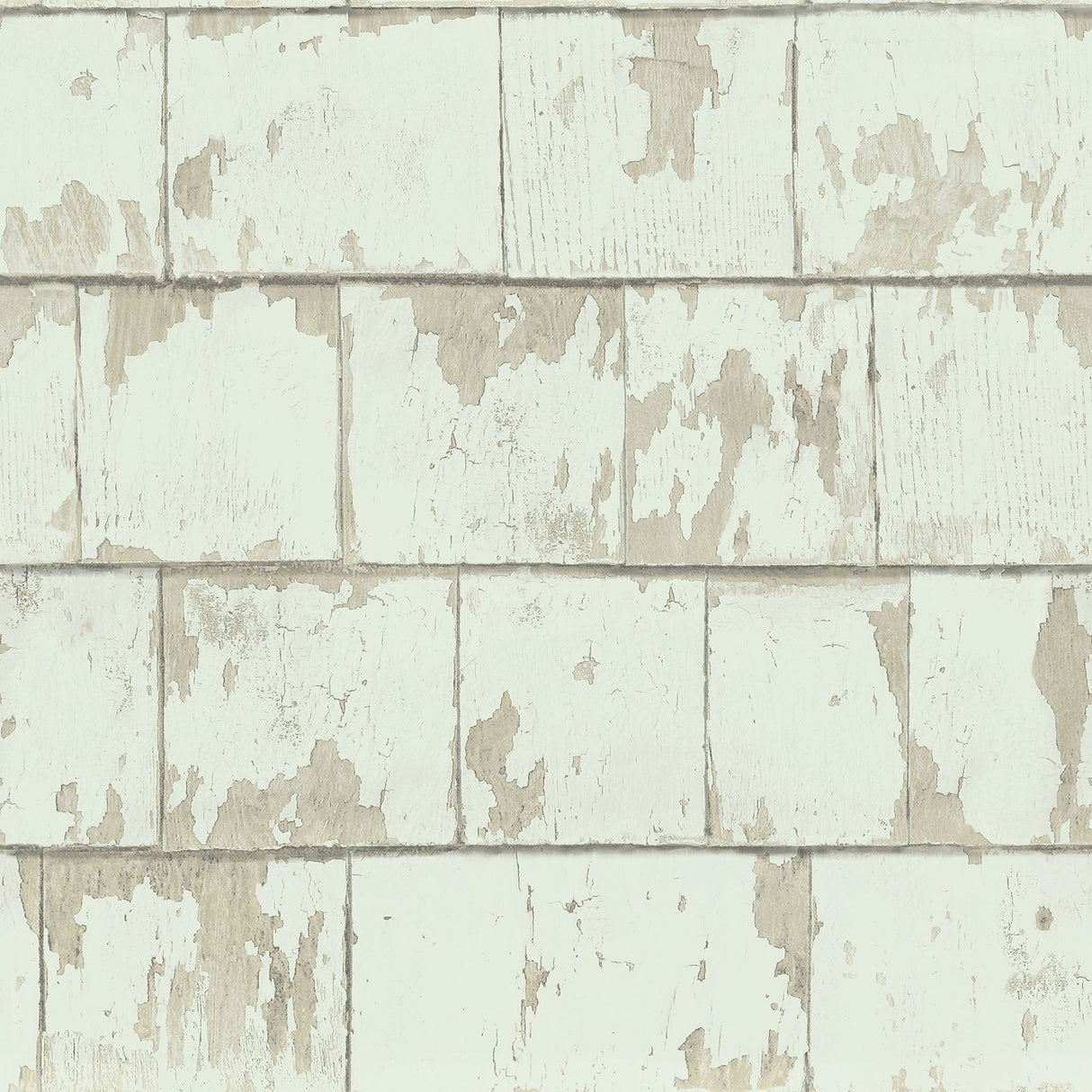 Clint Sage Weathered Wood Wallpaper with Farmhouse Wood Look - Chesapeake 3119-13042