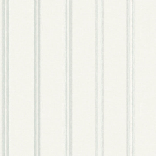 Johnny Teal Stripes Wallpaper with Country Graphics Stripe Pattern - Chesapeake 3119-13071