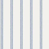 Johnny Navy Stripes Wallpaper with Linen-Inspired Vertical Stripe Pattern - Chesapeake 3119-13072