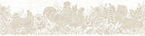 Parton Beige Chicken Border Wallpaper with Country Farm Poultry Motif - Chesapeake 3119-13553B