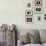Braham Teal Floral Trail Wallpaper with Country Botanical Floral Pattern - Chesapeake 3119-441013