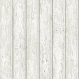 Jack Weathered Clapboards White Prepasted Wallpaper with Wood Plank Effect - Chesapeake 3119-66106