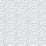 Sand Drips Blue Painted Dots Wallpaper with Abstract Watercolor Motif - Chesapeake 3120-13614