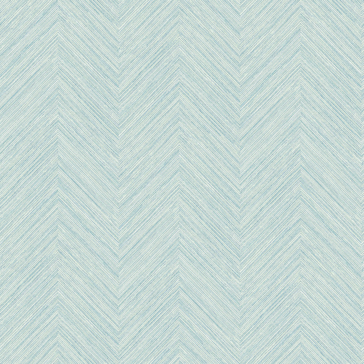 Caladesi Teal Faux Linen Wallpaper with Coastal Geometric Texture - Brewster 3120-13672