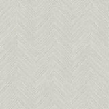 Caladesi Light Grey Faux Linen Wallpaper with Modern Geometric Weave - Chesapeake 3120-13676
