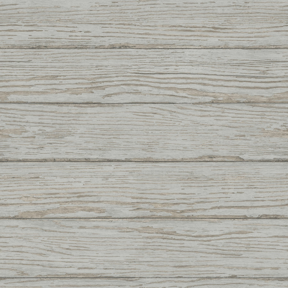 Rehoboth Grey Distressed Wood Wallpaper with Textured Coastal Plank Motif - Chesapeake 3120-13693
