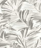 Chaparral Grey Fronds Wallpaper with Botanical Feature Wall Style - Chesapeake 3120-13713