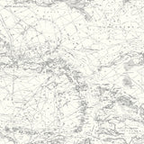 Charts Black Map Wallpaper with Vintage Navigational Map Pattern - Chesapeake 3120-16179