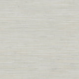 Waverly Light Grey Faux Grasscloth Wallpaper with Traditional Abstract Pattern - Chesapeake 3120-256018