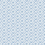 Hugson Blue Quilted Damask Wallpaper with Geometric Diamond Motif - Chesapeake 3122-10702
