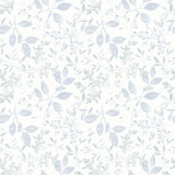 Tinker Light Blue Woodland Botanical Wallpaper with Farmhouse Leaves Motif - Chesapeake 3122-11112