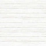 Ozma White Wood Plank Wallpaper with Raised Ink Farmhouse Graphics - Chesapeake 3122-11200
