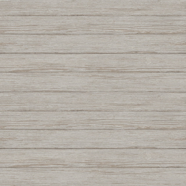 Ozma Light Grey Wood Plank Wallpaper with Farmhouse Graphics Pattern - Chesapeake 3122-11210