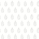 Ervic Light Grey Leaf Block Print Wallpaper with Scandinavian Leaf Motif - Chesapeake 3122-11310