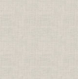Nimmie Light Grey Basketweave Wallpaper with Texture Pattern, Prepasted Acrylic Coated Paper - Chesapeake 3123-10010
