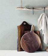 Nimmie Seafoam Basketweave Wallpaper with Coastal Texture Pattern - Chesapeake 3123-10012