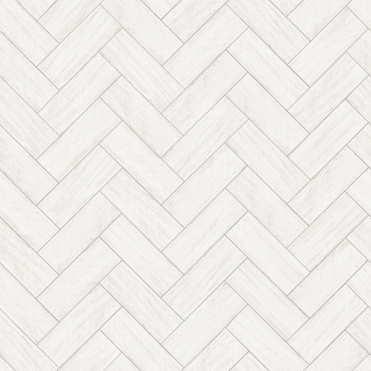 Kaliko White Wood Herringbone Wallpaper