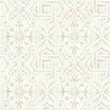 Sonoma Cream Spanish Tile Wallpaper with Bohemian Tile Pattern - Chesapeake 3123-12333