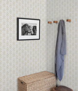 Whiskers Wheat Leaf Wallpaper with Scandinavian Botanical Motif - Chesapeake 3123-13843