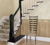 Rosehip Cream Trails Botanical Prepasted Wallpaper - Chesapeake 3123-16156