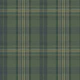 Austin Green Plaid Wallpaper
