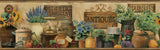 Brittany Black Antiques & Herbs Border Wallpaper with Country Novelty Graphics - Chesapeake 3123-44581